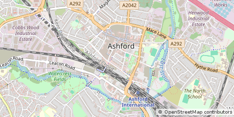 Map of Ashford