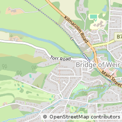 Map of Bridge of Weir
