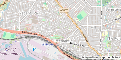 Map of Southampton