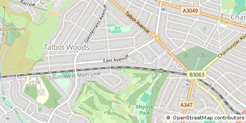 Map of Bournemouth