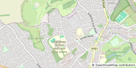 Map of Reading