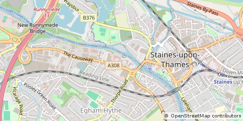 Map of Staines