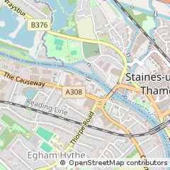 Map of Staines