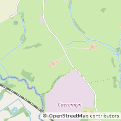 Map of Whitland, Carmarthenshire