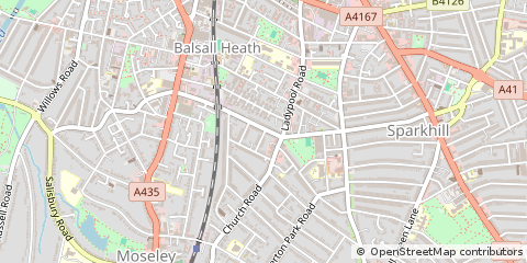 Map of Birmingham