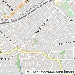 Map of Bournemouth, Dorset
