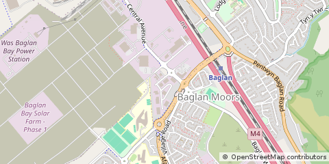 Map of Port Talbot