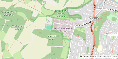Map of High Wycombe, Buckinghamshire