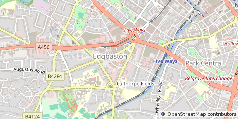 Map of Birmingham