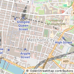 Map of Glasgow