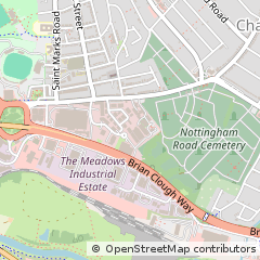 Map of Chequers Lane, Derby