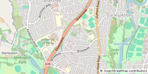Map of Derby