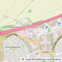 Map of Warrington