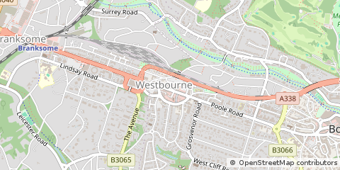 Map of Bournemouth