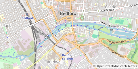 Map of Bedford