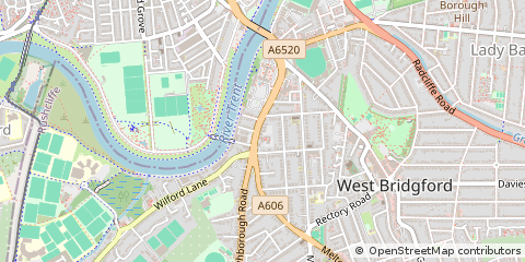 Map of Nottingham