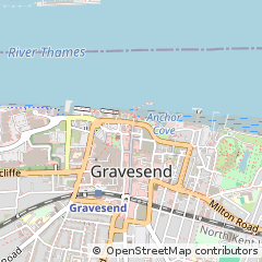 Map of Gravesend