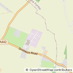 Map of Kidderminster, Worcestershire
