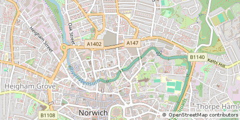 Map of Norwich