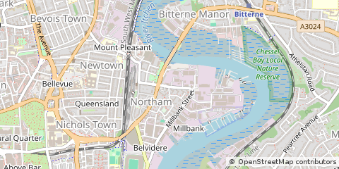 Map of Southampton