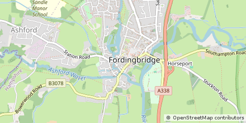 Map of Fordingbridge, Hampshire