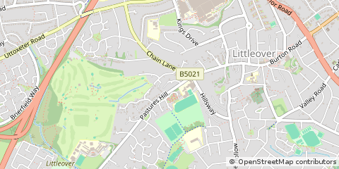 Map of Derby