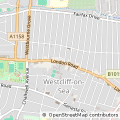 Map of Westcliff-on-SEA