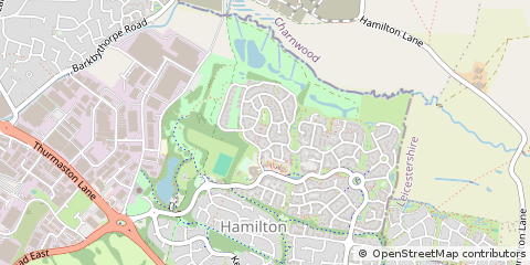 Map of Leicester