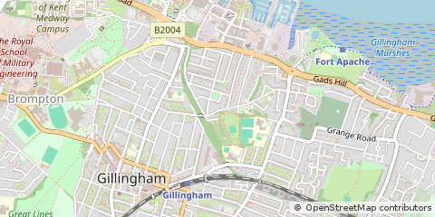Map of Medway