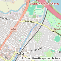 Map of Sale, Cheshire