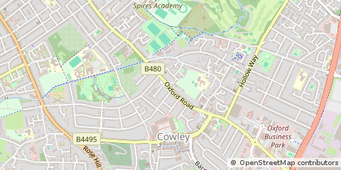 Map of Oxford