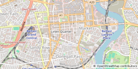 Map of Belfast