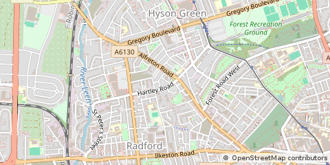 Map of Nottingham