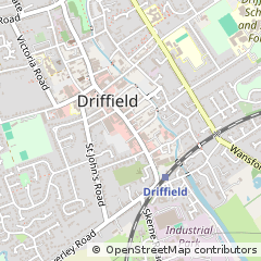 Map of Driffield, East Yorkshire