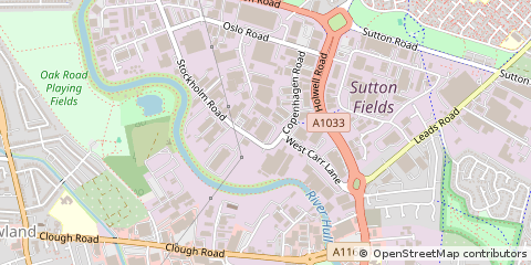 Map of Hull