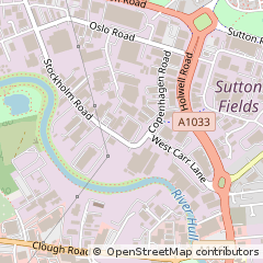 Map of Hull