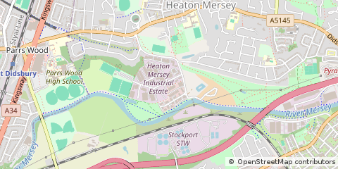 Map of Stockport