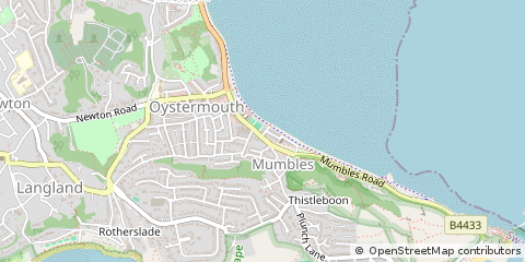 Map of Swansea