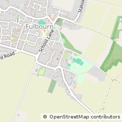 Map of Fulbourn, Cambs