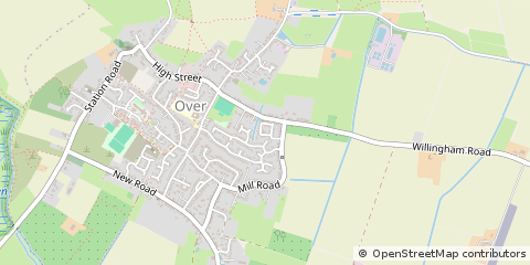 Map of Cambridge, Hertfordshire