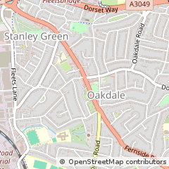 Map of Poole, Dorset