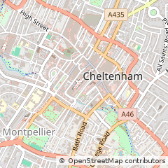 Map of Cheltenham