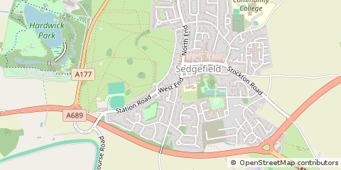 Map of Stockton-on-Tees