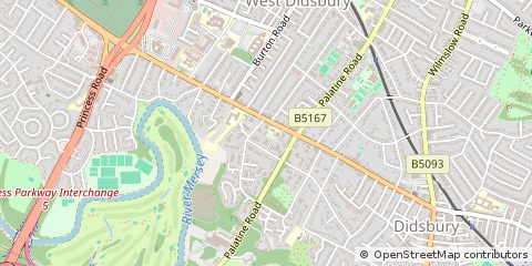 Map of Manchester