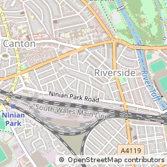 Map of Cardiff