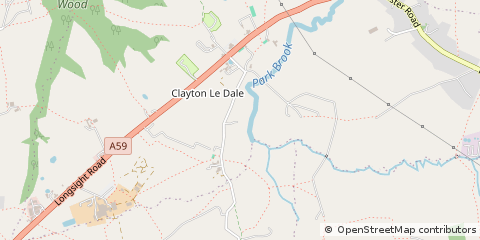 Map of Blackburn, Lancashire