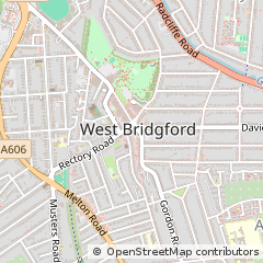 Map of Nottingham, Nottinghamshire