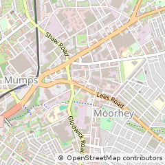 Map of Oldham, Lancashire