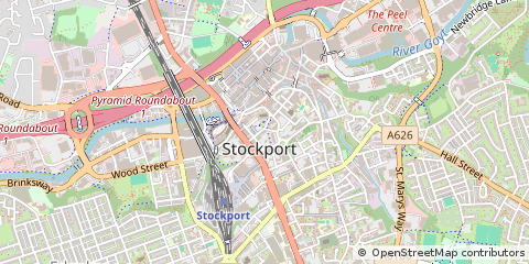 Map of Stockport