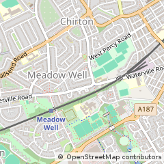 Map of North Shields